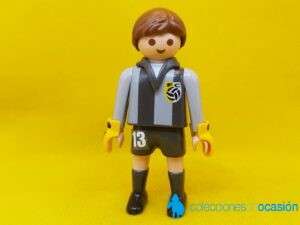 Playmobil Portero de fútbol con guantes amarillos