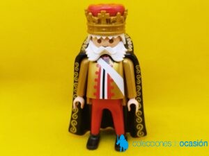 Playmobil Rey medieval con capa negra