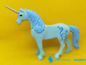 Playmobil Unicornio azulado tatuado, animal mitológico