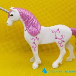 Playmobil Unicornio rosa tatuado, animal mitológico