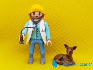 Playmobil Veterinaria con cervatillo