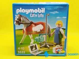 Playmobil Veterinario con caballo y rayos X REF 5533