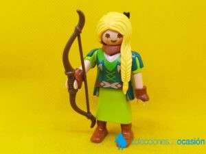 Playmobil Arquera medieval, guerrera medieval