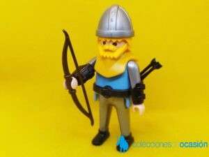 Playmobil Arquero del reino del cisne, soldado medieval