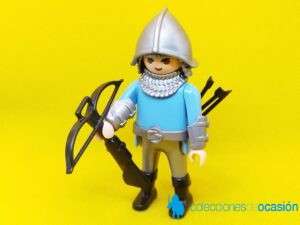 Playmobil Ballestero del reino del Cisne, soldado medieval