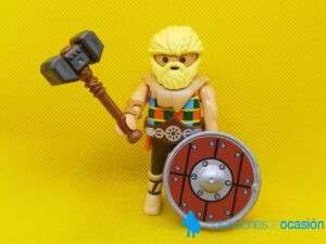Playmobil Berserker, guerrero vikingo con martillo de guerra