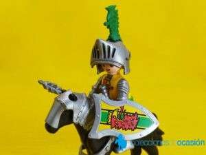 Playmobil Caballero del grifo con caballo acorazado