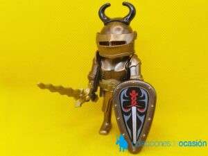 Playmobil Caballero lobo metalizado