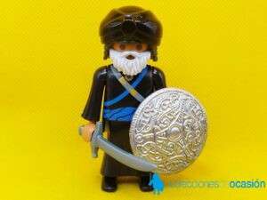Playmobil Guerrero árabe con escudo y turbante custom