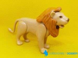 Playmobil León con melena pelirroja, animal salvaje