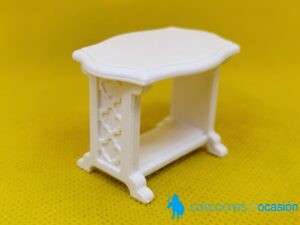 Playmobil Mesa pequeña medieval, mesa romana blanca, mueble