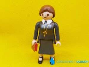 Playmobil Monja con biblia, religiosa, catequista
