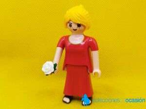 Playmobil Mujer romana con rosa, mujer medieval