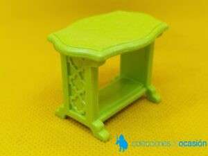 Playmobil Pequeña mesa verde medieval, mesa romana, mueble