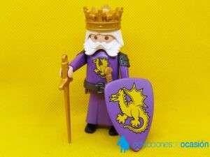 Playmobil Rey de los dragones amarillos, caballero medieval