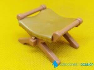 Playmobil Silla medieval con asiento dorado, silla romana