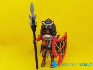 Playmobil Soldado samurái con lanza y escudo