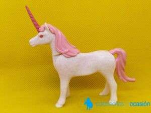Playmobil Unicornio rosa, animal de fantasía