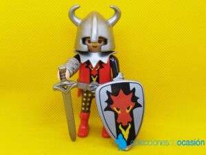 Playmobil caballero de los dragones rojos