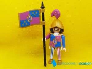 Playmobil Abanderado de palacio, caballero de flor de Lis