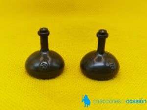 Playmobil Par de botellas negras, vajilla