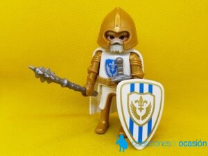 Playmobil Caballero de la flor de Lis con maza de combate