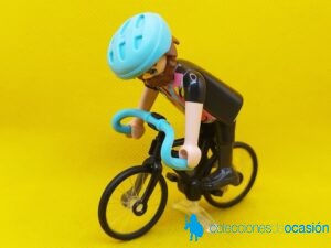 Playmobil Ciclista con bicicleta negra