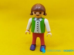 Playmobil Niña vintage, niña con pantalón rojo