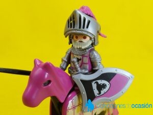 Playmobil Caballero del Tauro con caballo y lanza de torneo