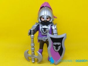 Playmobil Caballero del Tauro con hacha doble de combate