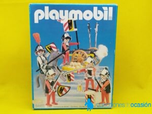 Playmobil Caballeros medievales con cañón REF 3482