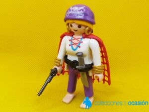 Playmobil Mujer pirata con red de capa