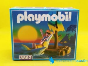 Playmobil Naufrago con tiburón REF 3862