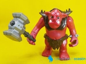 Playmobil Ogro rojo con martillo, troll rojo