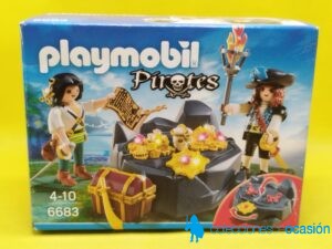 Playmobil Piratas con tesoro escondido REF 6683