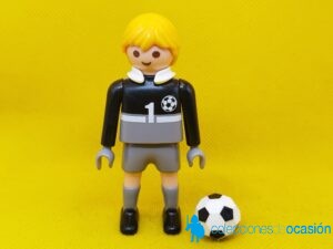Playmobil Portero con equipación gris y negra