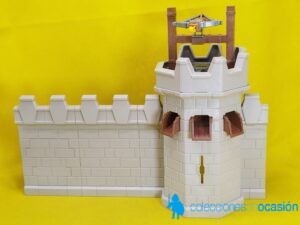 Playmobil Torre con tramo de muralla, ampliación de castillo conexión Steck.