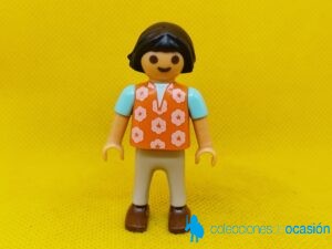 Playmobil niña city con pelo moreno, niña city