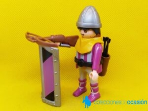 Playmobil Ballestero medieval con escudo