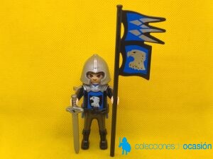 Playmobil Caballero del águila con estandarte de combate