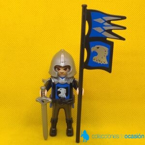 Playmobil Caballero del águila con estandarte de combate
