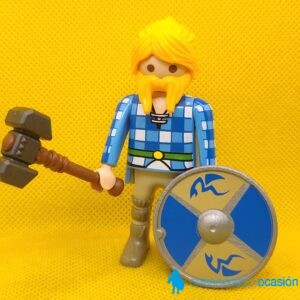 Playmobil Guerrero vikingo con martillo de combate