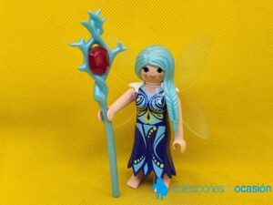 Playmobil Hada con vestido y pelo azul