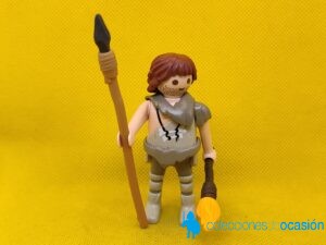 Playmobil Hombre prehistórico con lanza y antorcha