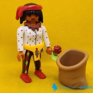 Playmobil Mujer india recolectora, india con manzanas