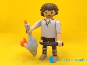 Playmobil Aldeano con ganso, campesino