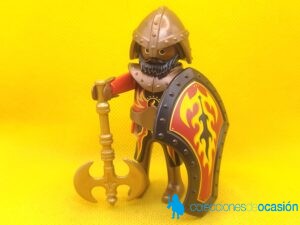 Playmobil Caballero Novelmore con hacha doble de combate