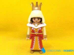 Playmobil Reina medieval con cinturón dorado,  dama de torneo