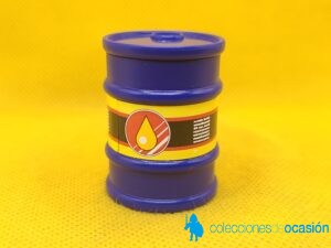 Playmobil Barril azul de combustible