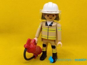 Playmobil Bombero con extintor y casco con visera